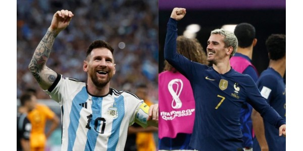 Finał mistrzostw świata między Francją a Argentyną